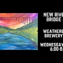 Paint and Sip at Weathered Ground Brewery in Ghent – New River Gorge Bridge Sunset