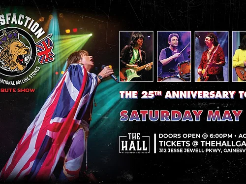 Satisfaction: A Tribute to The Rolling Stones – The Hall at Bourbon Brothers
