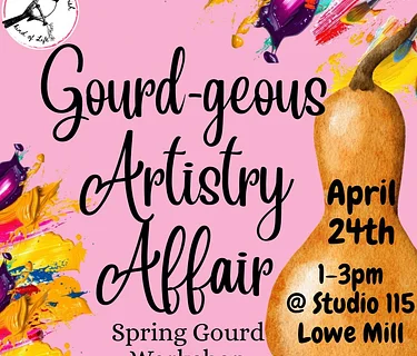 Gourd-geous Artistry Affair – Spring Birdhouse Gourd Making Class