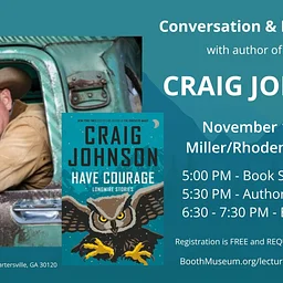 Conversation & Book Signing with author of Longmire – Craig Johnson