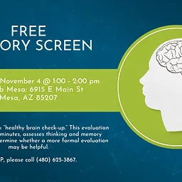 Free Memory Screening at Mesa Hub