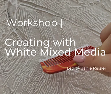 Creating with White Mixed Media