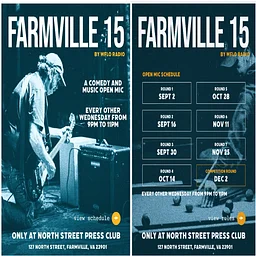 WFLO FARMVILLE 15 OPEN MIC