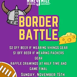 Vikings Watch Party: Border Battle vs Green Bay