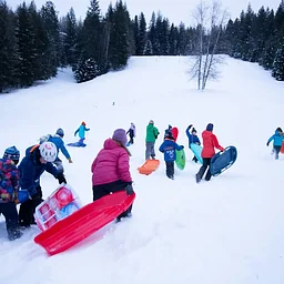 The Sled Hill Grand Opening Celebration