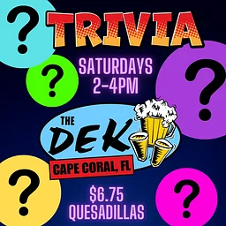 FREE Trivia 2-4pm Saturdays