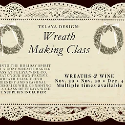Telaya Design: Holiday Wreath Making
