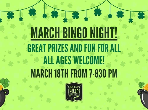 March Bingo Night Royal Oak