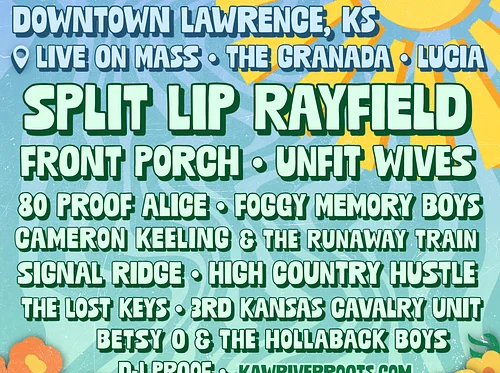 Live On Mass Presents: 6th Annual Kaw River Roots Festival