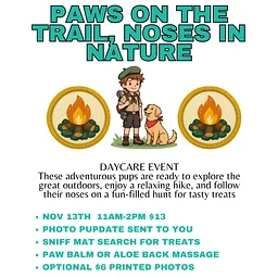 Paws on the Trail @ daycare