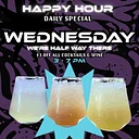 HAPPY HOUR: We’re Half Way There Wednesdays!