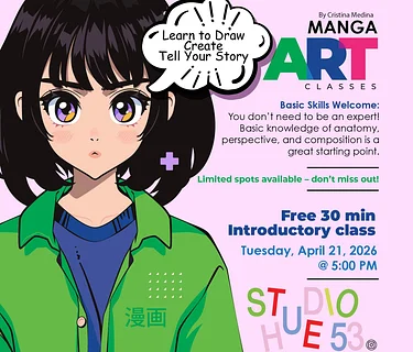 Free Trial Manga Art Class with Cristina Medina