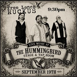 Free Lance Ruckus live at The Hummingbird