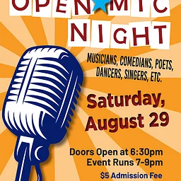 Open Mic Night - August 29