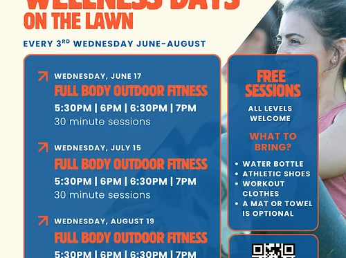 Wellness on the Lawn: Free All-Levels Outdoor Fitness Classes