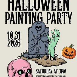 Coffee Hour With Kristen: Halloween Painting Party
