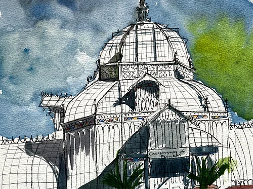 Easy Sketching with Eileen: Conservatory of Flowers