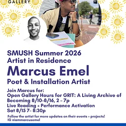 Public Installation + Open Gallery Hours, GRIT: A Living Archive of Becoming by Marcus Emel