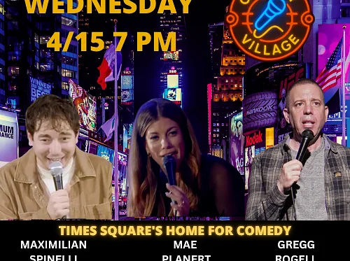 Times Square Comedy | Wed, April 15th @7 PM