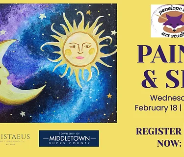 Paint & Sip Workshop, with Penelope Fox Art Studio
