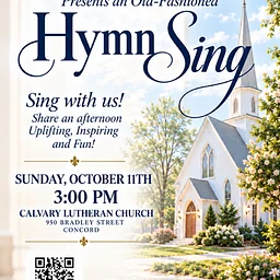 Piedmont Choral Society Presents: Old Fashioned Hymn Sing