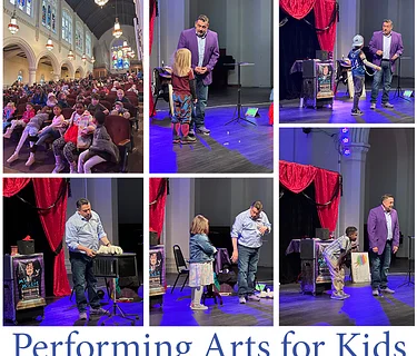 Magic show for children at the Franco Center April 15