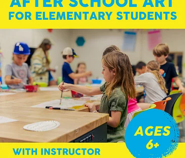 Thursdays 4/16-5/21, 4-5pm, 6 weeks: After School Art for Elementary Students ages 6+