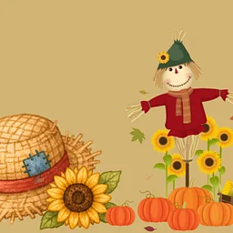 Sunflower Hat and Scarecrow Craft