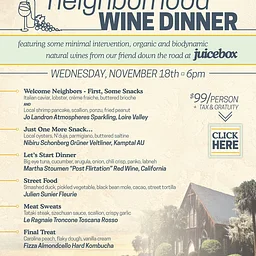 Neighborhood Wine Dinner