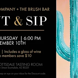 Aridus x Brush Bar Paint & Sip