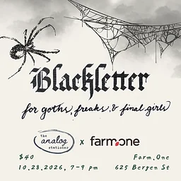 Blackletter Calligraphy for Goths, Freaks and Final Girls with Analog Stationer