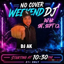 SATURDAY, SEPT 12TH – DJ AK