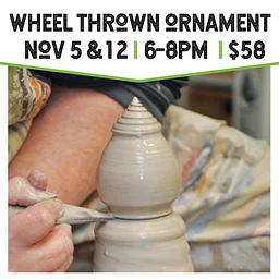Wheel Thrown Ornament