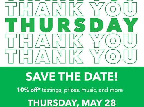 Thank You Thursday: Spring 2026