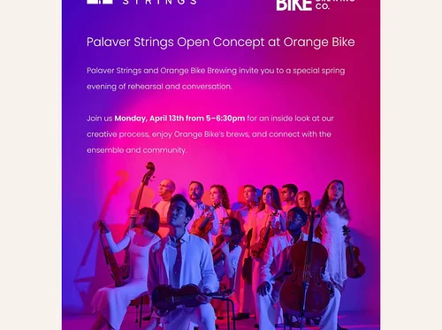 Palaver Strings Special Event Open Rehearsal Conversations