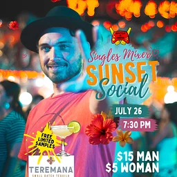 ☀️ Singles Mixer – Sunset Social 🌴🍹