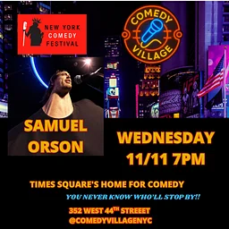 New York Comedy Festival | Samuel Orson November 11th @7pm