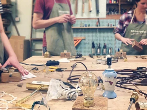 Upcycled Lighting + Wiring