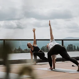 Rooftop Yoga at Grand Adirondack Hotel