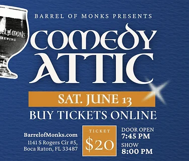Comedy Attic – June 13th, 2026