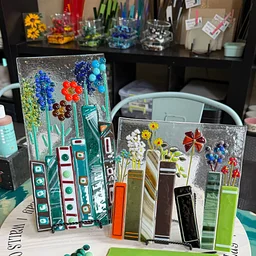 08.27.2026 A Fused Glass Workshop “Stories in Bloom” | Deposit Only | 6:30 – 8:30