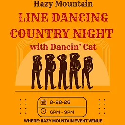 AUGUST LINE DANCING NIGHT WITH DANCIN' CAT