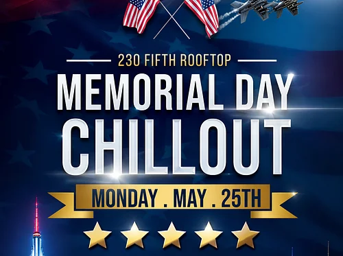 Memorial Day FREE PARTY @ 230 FIFTH ROOFTOP