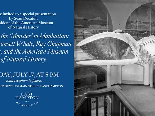 “Bringing the Monster to Manhattan,” a presentation by Sean Decatur
