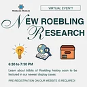 Virtual Event: New Research on Medicine in Roebling