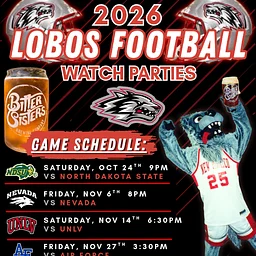 Lobos Football Watch Party: New Mexico vs Air Force