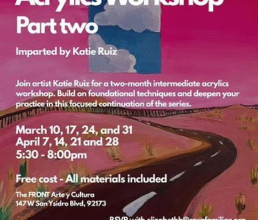 Acrylics Workshop – Intermediate level