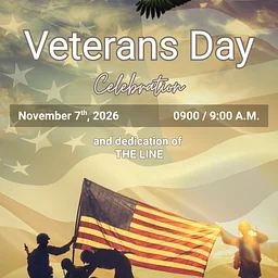 Veterans Day Celebration and Dedication of “The Line”