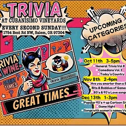 SECOND SUNDAY TRIVIA! RSVP today!
