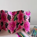 Block Printed Accordion Fold Books